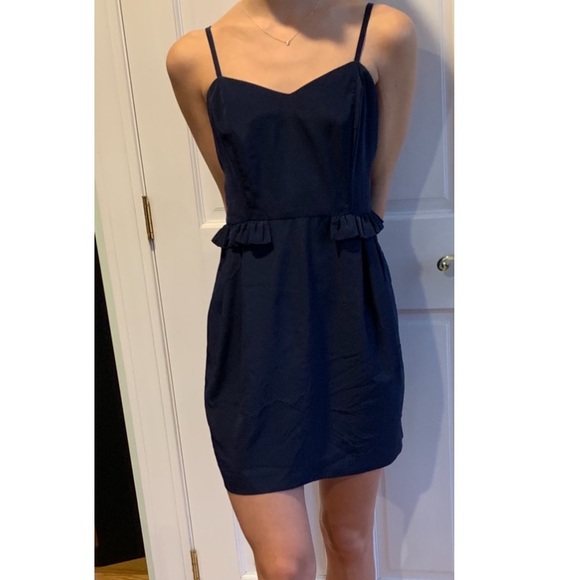 Forever 21 Navy Dress - Picture 1 of 3